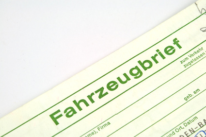 Fahrzeugbrief Fahrzeugbrief