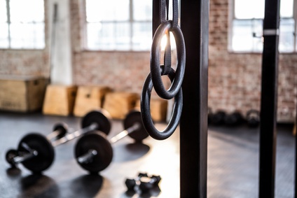 Fitnessstudio Hantelraum in einem Fitnessstudios