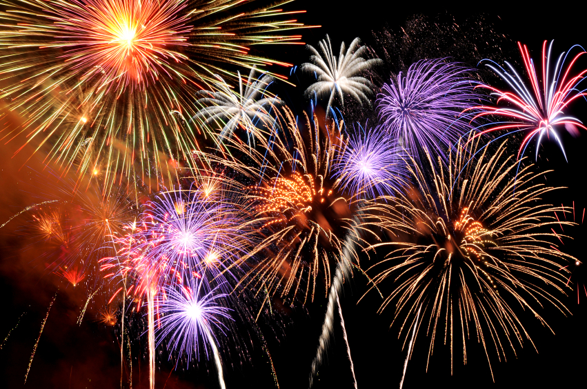 Feuerwerk zu Silvester Feuerwerk zu Silvester