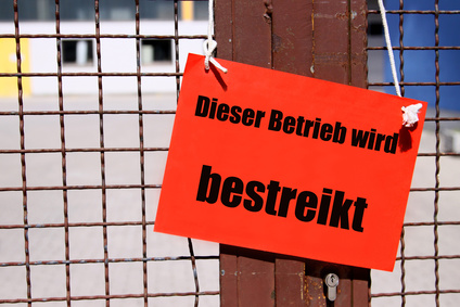 Streik, Bahnstreik