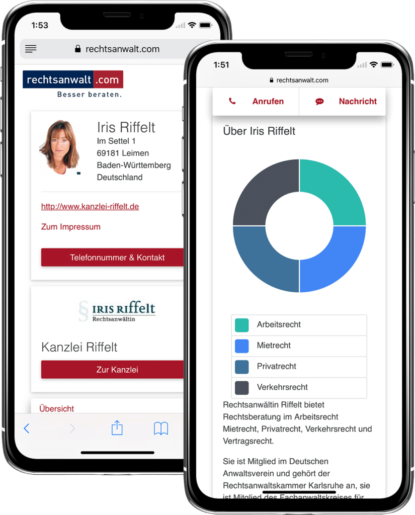 Anwaltsprofil Premium - rechtsanwalt.com