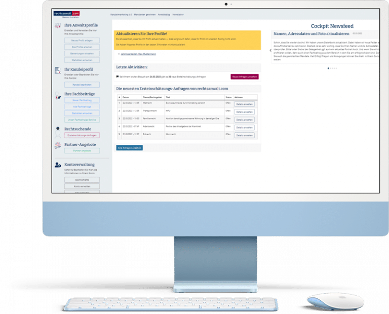 Für Anwälte - rechtsanwalt.com