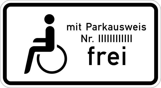 schwerbehinderte im Straßenverkehr, Schwerbehindertenausweis