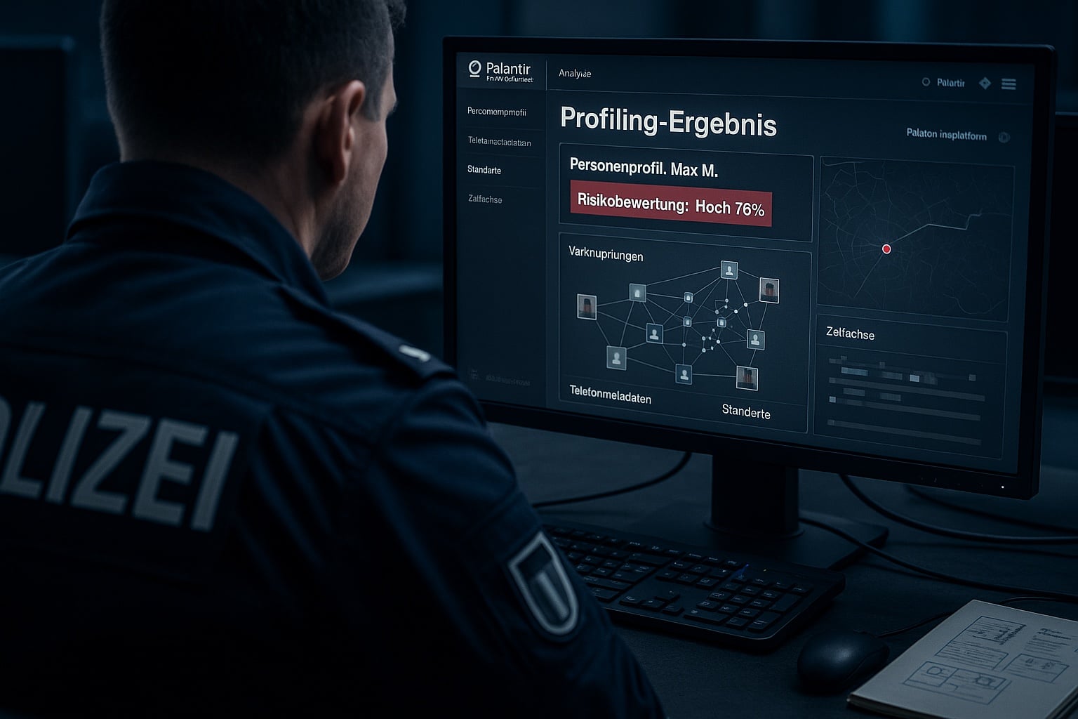 News - rechtsanwalt.com Profiling mit Palantir bei der Polizei und anderen Behörden.