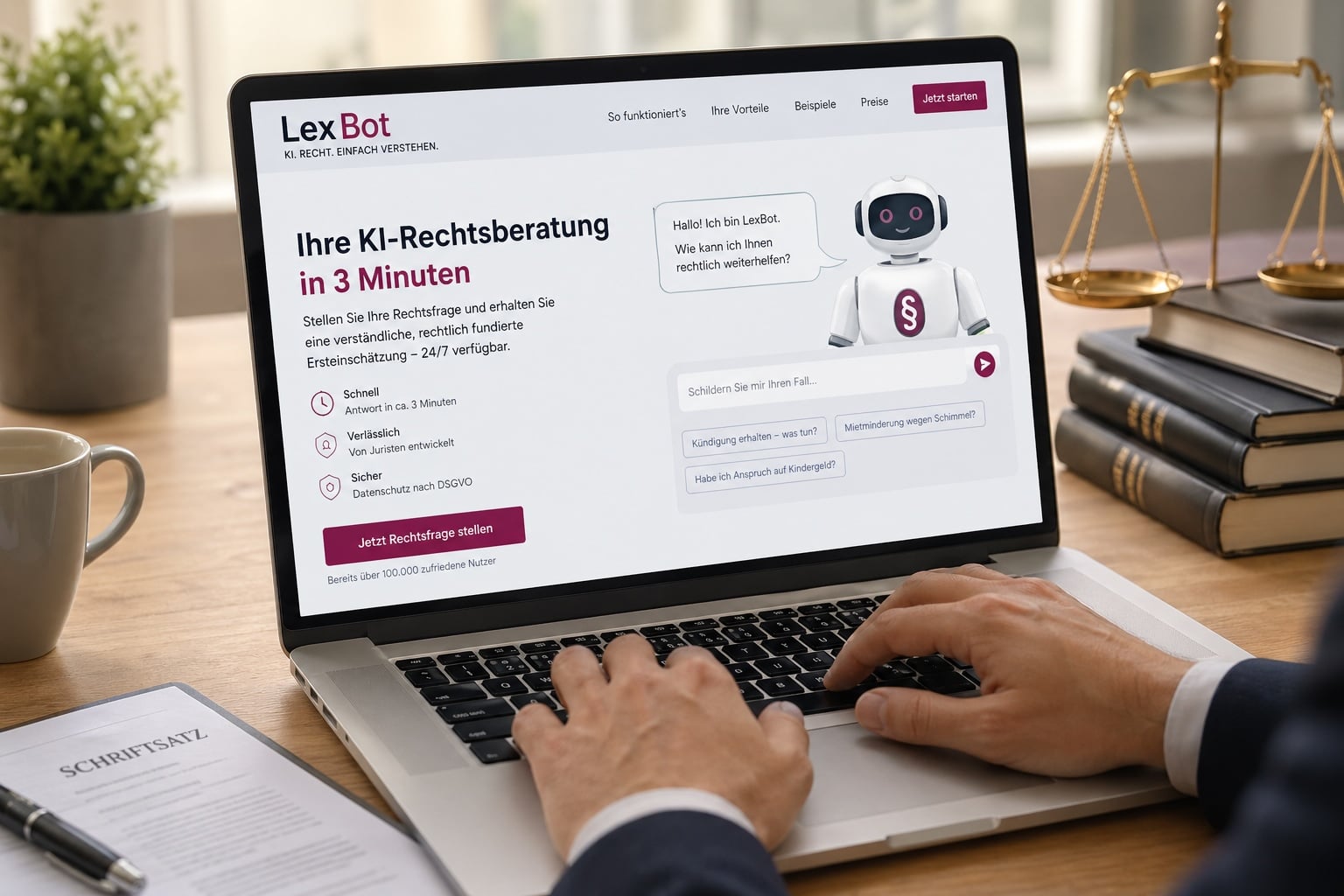 News - rechtsanwalt.com Zugang zum Recht mit LexBot