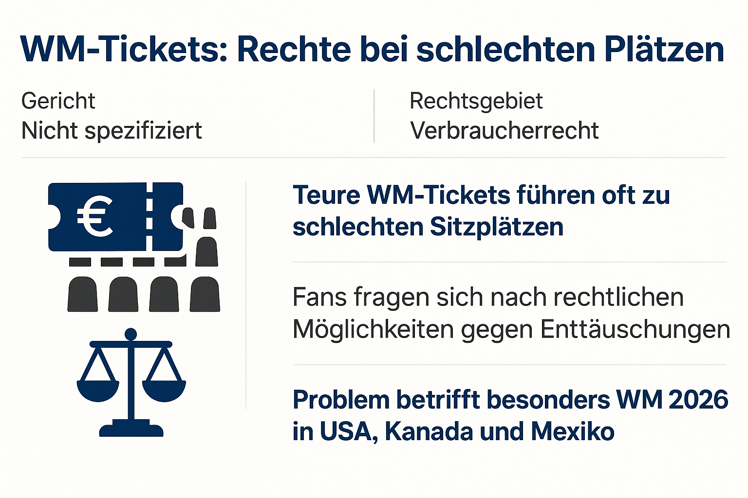 News - rechtsanwalt.com teure Tickets schlechte Plätze